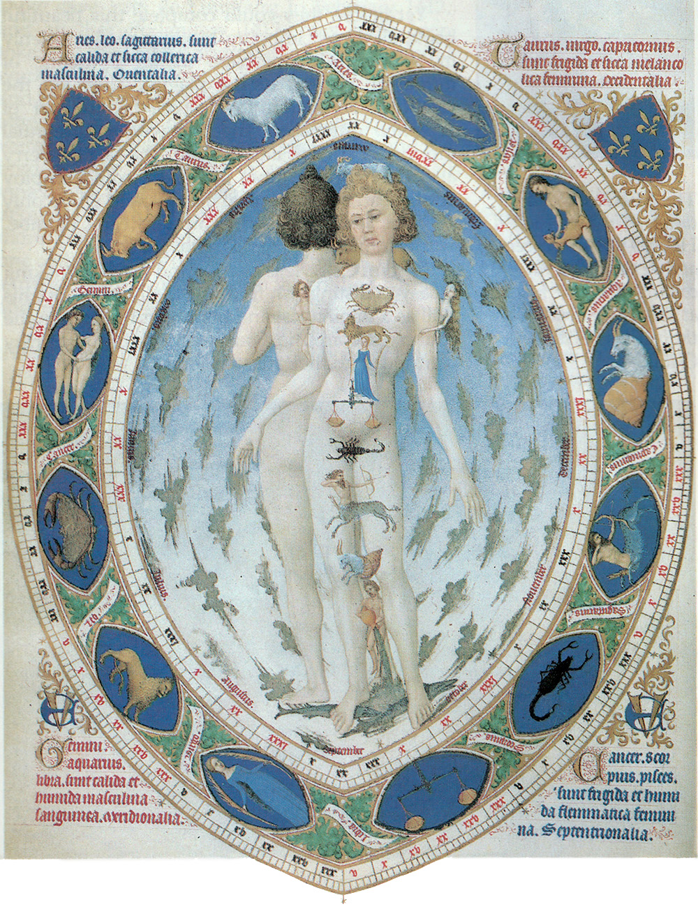 The Very Rich Hours of the Duke of Berry-Astrological Man